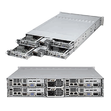 Supermicro 2U Twin2 Rackmount A+ AMD Opteron Server AS-2022TC-BTRF
