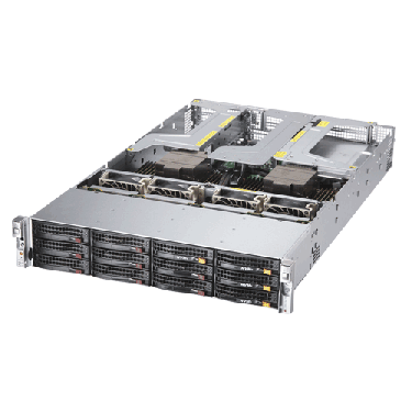 Supermicro 2U Rackmount A+ AMD EPYC Server AS-2023US-TR4 Angle