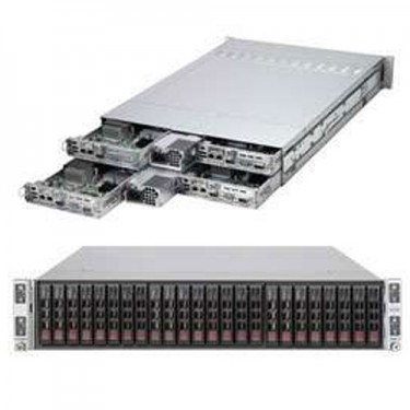 Supermicro 2U Twin2 MultiNode SYS-2027TR-H72FRF 