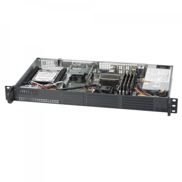 Supermicro 1U Rackmount SuperServer SYS-5018D-LN4T - Angle