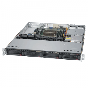 Supermicro 1U Rackmount SuperServer SYS-5019S-MR - Angle
