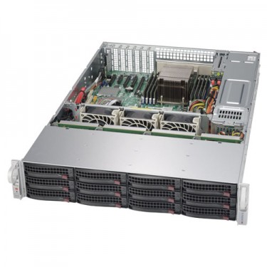 Supermicro 2U SuperStorage Rackmount Server SSG-5028R-E1CR12L  - Angle