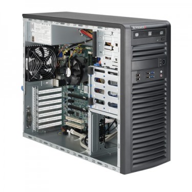 Supermicro Mid-Tower SuperServer SYS-5038A-iL - Angle