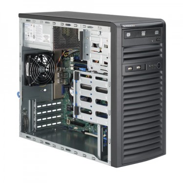 Supermicro MId-Tower SuperServer SYS-5038D-I - Angle