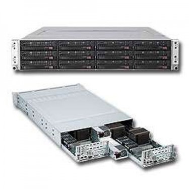 Supermicro 2U MultiNode Rackmount Server SYS-6026TT-D6IBQRF 