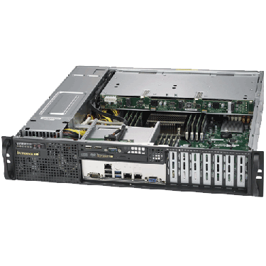 Supermicro 2U Server Chassis CSE-823MTQ-R700LPB - Angle