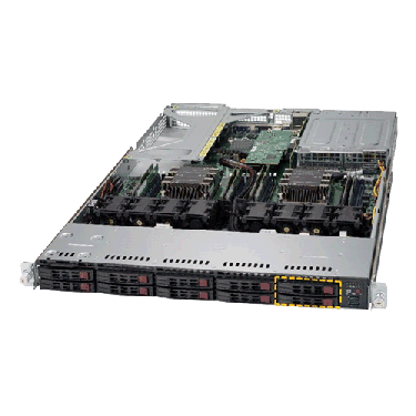 Supermicro Ultra SuperServer SYS-1029UX-LL1-S16 Angle