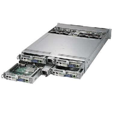 Supermicro BigTwin SuperServer SYS-2028BT-HNC1R+ Angle