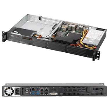 Supermicro Embedded 1U Rackmount SuperServer SYS-5019S-TN4