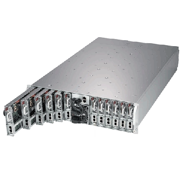 Supermicro MicroCloud 3U SuperServer SYS-5039MC-H12TRF - Angle