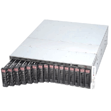 Supermicro 3U SuperServer SYS-5039MS-H8TRF - angle