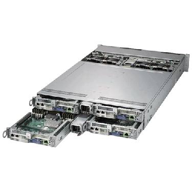 Supermicro BigTwin SuperServer SYS-6028BT-HNC0R+ Angle