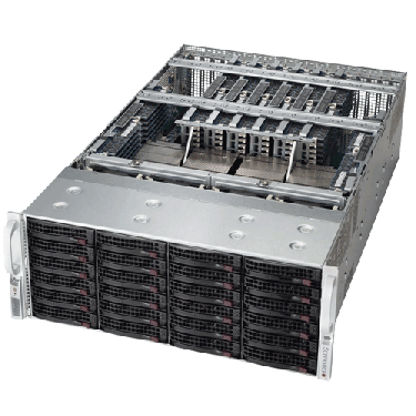 Supermicro 4U Rackmount MP SuperServer SYS-8048B-TRFT - Angle