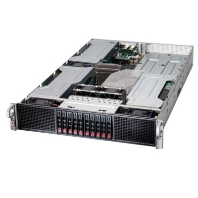 Supermicro 2U Rackmount GPU Server SYS-2027GR-TRFHT - Angle