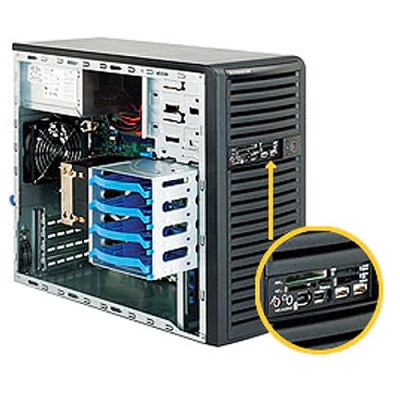 Supermicro Mini-Tower Chassis CSE-731D-300B