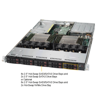 Supermicro SYS-1028UX-LL1-B8  Angle
