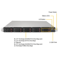 Supermicro SYS-1028UX-LL3-B8 Front