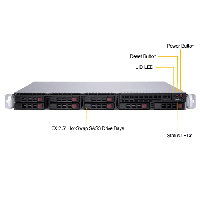 Supermicro 1U Rackmount Server SYS-1029P-MTR -FrontView