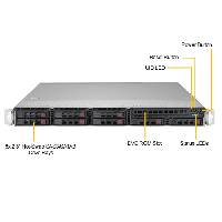 Supermicro 1U Rackmount Server SYS-1029P-WT-FrontView