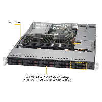 Supermicro 1U Rackmount Server SYS-1029P-WTRT-TopAngle