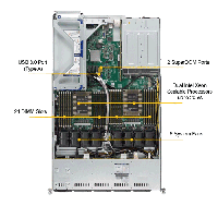 Supermicro 1U Rackmount Server SYS-1029U-TRT -Top