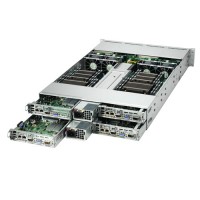 Supermicro 2U Twin2 MultiNode SYS-2027TR-H71QRF - Angle