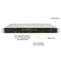 Supermicro SYS-5019P-MR - Front