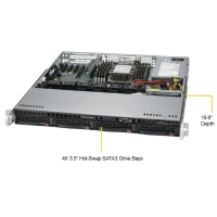 Supermicro 5019P-MT Angle