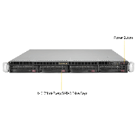 Supermicro 1U Rackmount Server SYS-5019P-WT -FrontView