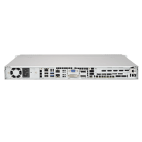 Supermicro 1U Rackmount SuperServer SYS-5019S-M2 - Rear