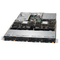 Supermicro 1U Rackmount Server SYS-6019U-TN4RT-TopAngle