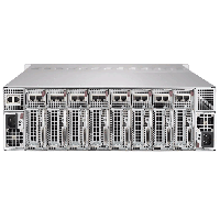 Supermicro MicroCloud 3U SuperServer SYS-5039MD18-H8TNR - Rear