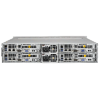 Supermicro 2U Twin2 SuperServer SYS-6029TR-HTR - Rear