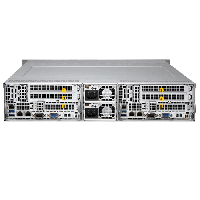 Supermicro 2U Twin SuperServer SYS-6029TR-DTR - Rear