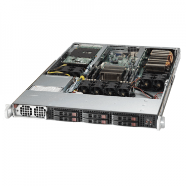 Supermicro 1U Rackmount SuperServer SYS-1017GR-TF - Angle