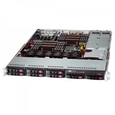 Supermicro 1U Rackmount SYS-1027R-73DBRF - Angle