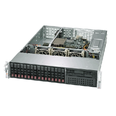 Supermicro 2U Rackmount A+ AMD EPYC Server AS-2113S-WTRT Angle
