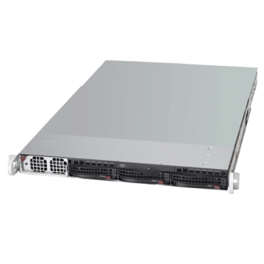 Supermicro 1U Rackmount SuperServer SYS-5017GR-TF - Angle