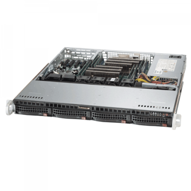 Supermicro 1U Rackmount SuperServer SYS-5018R-MR - Angle