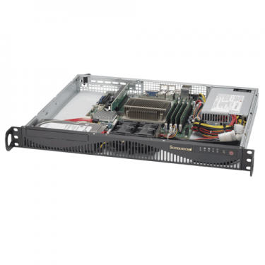 Supermicro 1U Rackmount SuperServer SYS-5019S-ML - Angle
