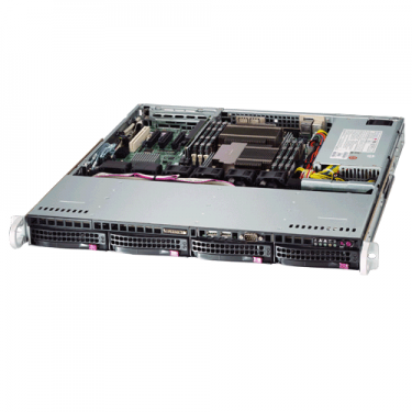Supermicro 1U Rackmount SYS-6017B-MTRF  - Angle