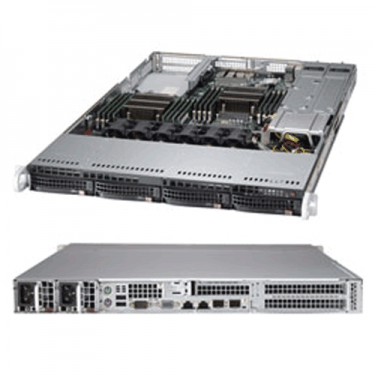 Supermicro 1U Rackmount 6017R-72RFTP - Angle
