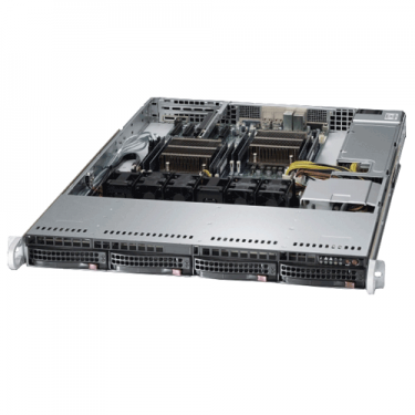 Supermicro SYS-6017R-TDAF 1U Rackmount - Angle