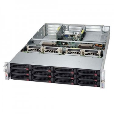 Supermicro 2U Rackmount SYS-6028U-TRT+ Angle