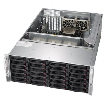 Supermicro 4U Rackmount SuperStorage SSG-6048R-E1CR24L - Angle