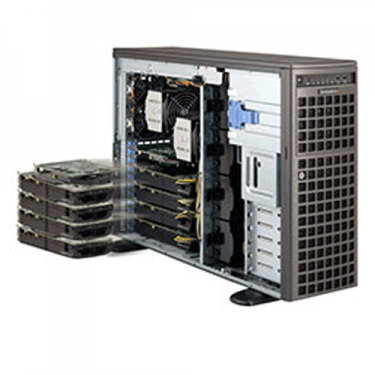 Supermicro 4U GPU Rackmountable SuperWorkstation SYS-7047GR-TRF 