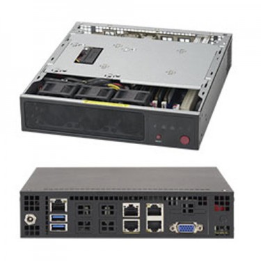Supermicro Mini-1U SuperServer SYS-E200-8D - angle