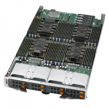 Supermicro 4 Socket Processor Blade SBI-8149P-T8N Angle