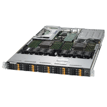 Supermicro Ultra SuperServer SYS-1029UZ-TN20R25M Angle