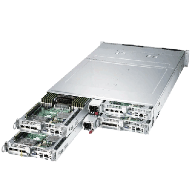 Supermicro BigTwin SuperServer SYS-2029BT-HNTR - Angle